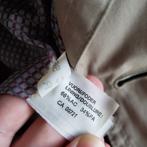 Vintage Finnish-made Late Soviet Era "Classic Man" Beige Khaki Trench Coat - Picture 4 of 15